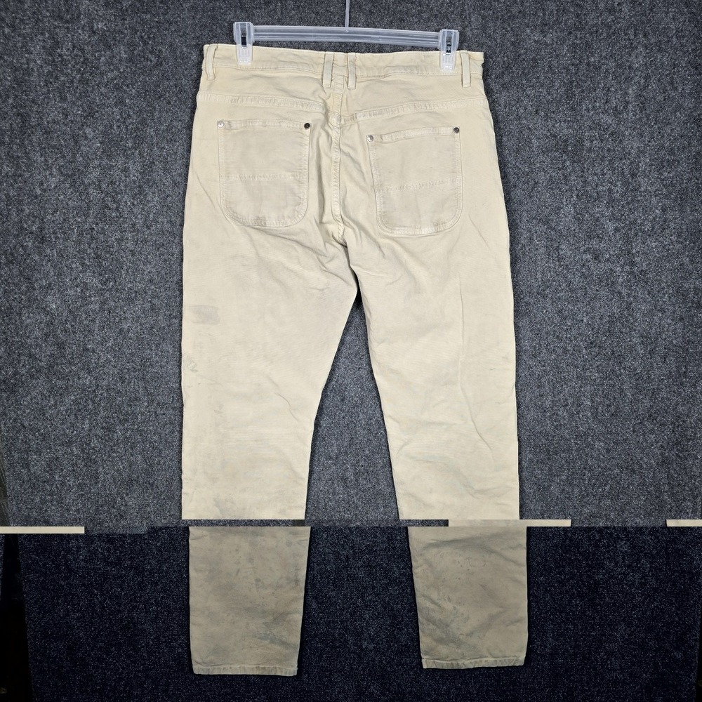 Huckberry Flint And Tinder Pants Mens 34x32 Mason Canvas Double Knee Distressed - Picture 10 of 13